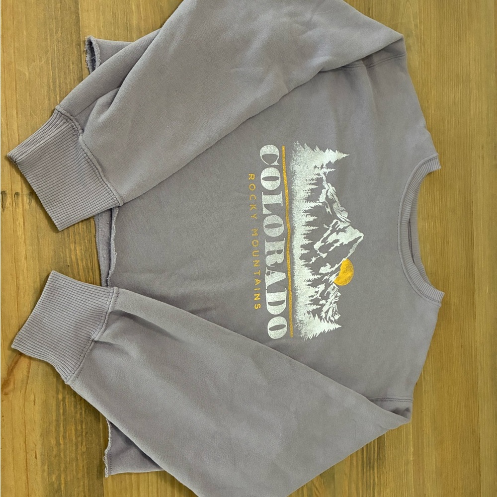 Hollister Colorado Cropped Sweatshirt